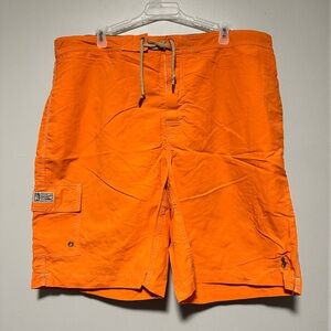 Polo RL Vibrant Orange Cargo Shorts for Men